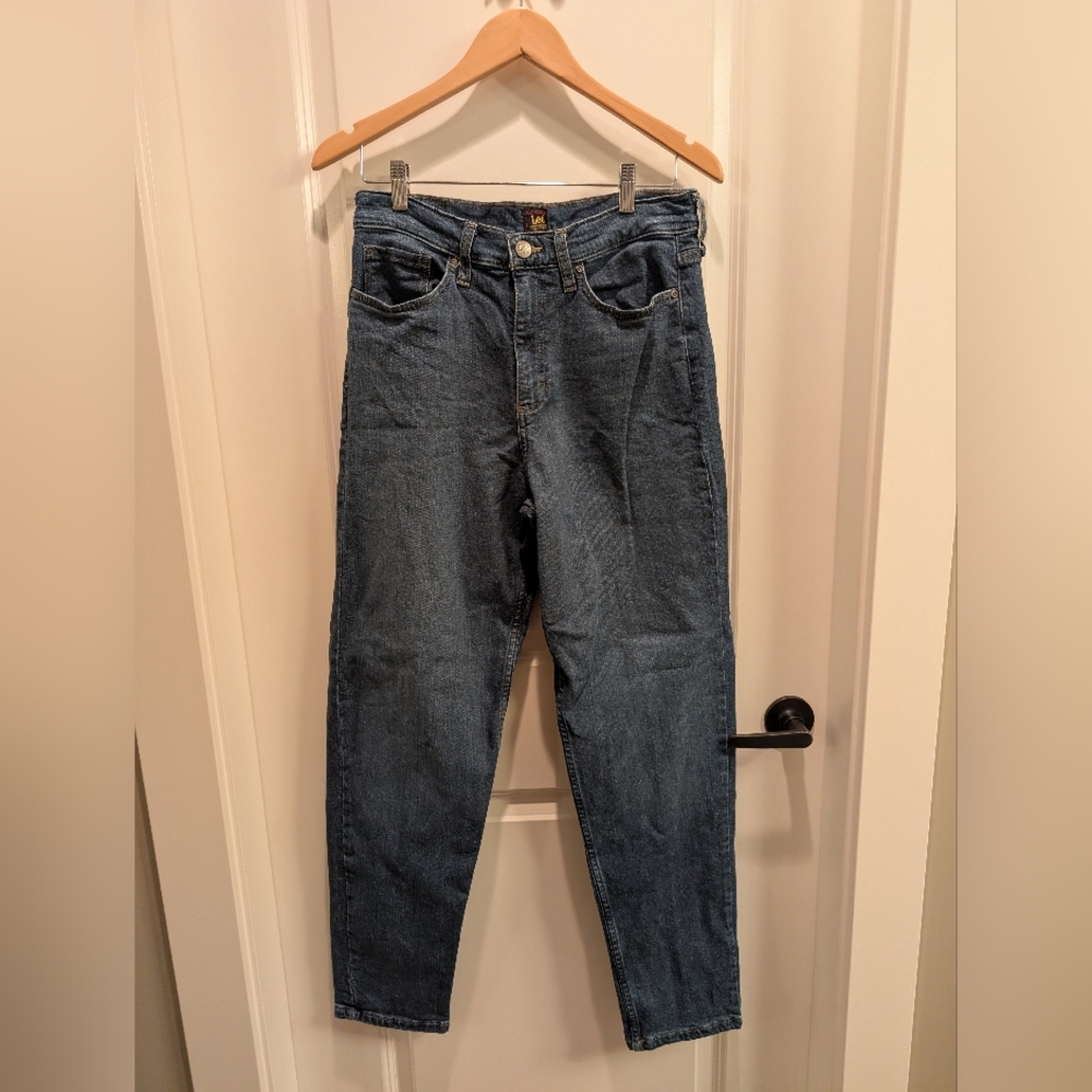Lee Women's High Rise Blue Jeans